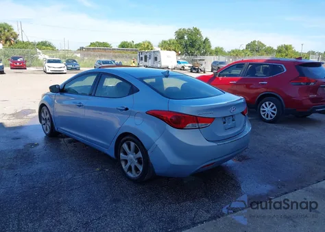 2012 Hyundai Elantra Limited (Ulsan Plant) z USA, uszkodzony, nr VIN KMHDH4AE0CU441017